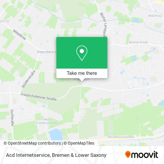 Acd Internetservice map
