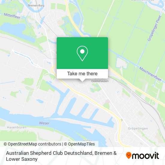 Australian Shepherd Club Deutschland map