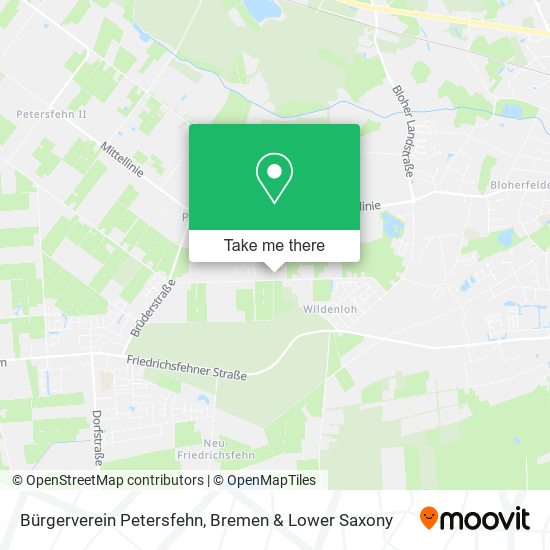 Bürgerverein Petersfehn map
