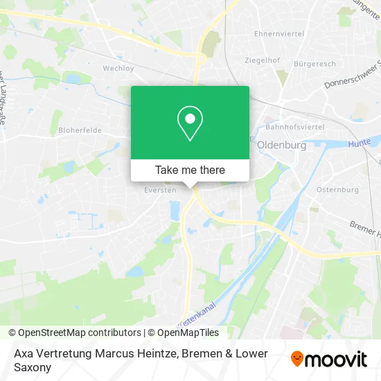 Карта Axa Vertretung Marcus Heintze