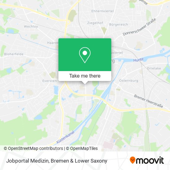 Jobportal Medizin map