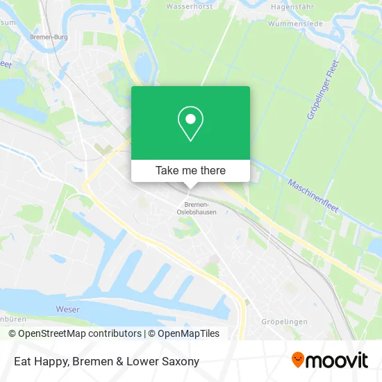 Eat Happy map