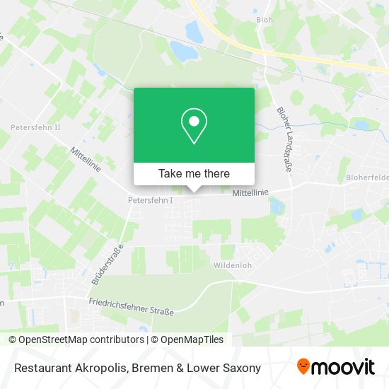Restaurant Akropolis map