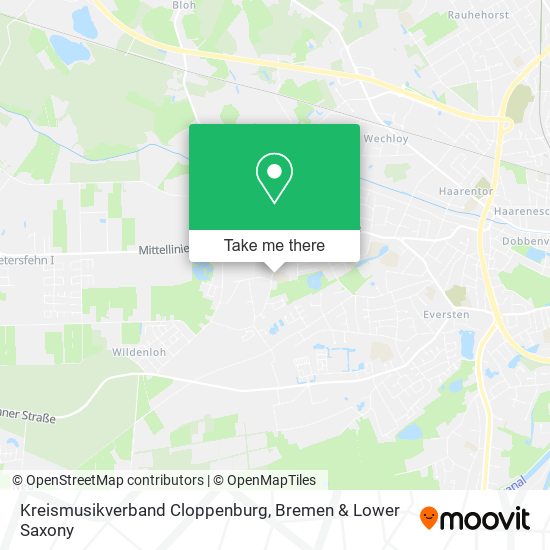 Kreismusikverband Cloppenburg map