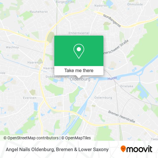 Angel Nails Oldenburg map