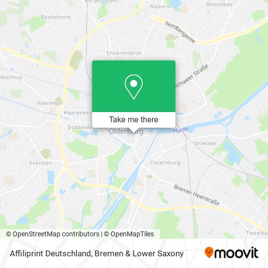 Affiliprint Deutschland map