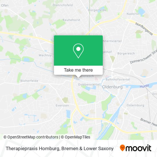 Therapiepraxis Homburg map