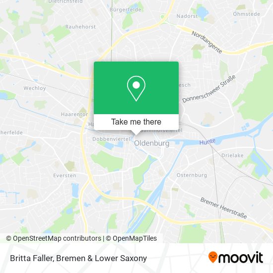 Britta Faller map