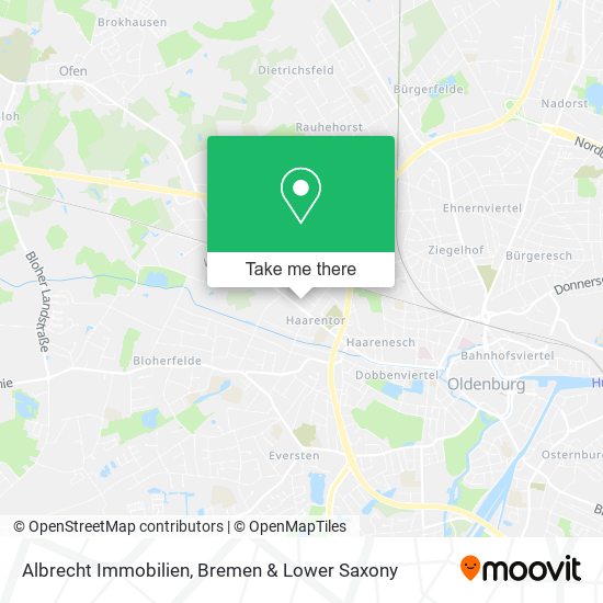 Albrecht Immobilien map