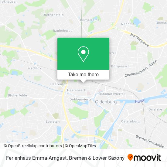 Ferienhaus Emma-Arngast map