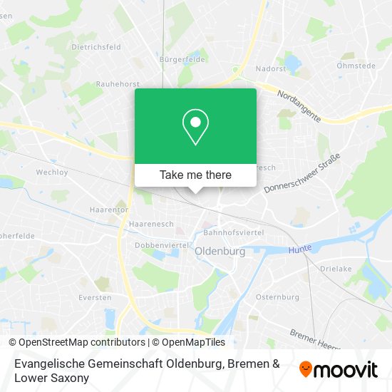 Evangelische Gemeinschaft Oldenburg map