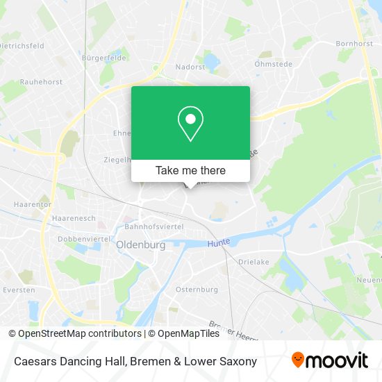 Caesars Dancing Hall map