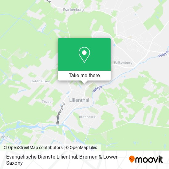 Evangelische Dienste Lilienthal map