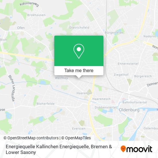 Energiequelle Kallinchen Energiequelle map