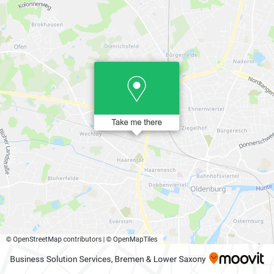 Business Solution Services map