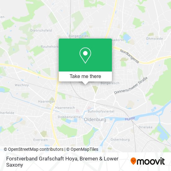 Forstverband Grafschaft Hoya map