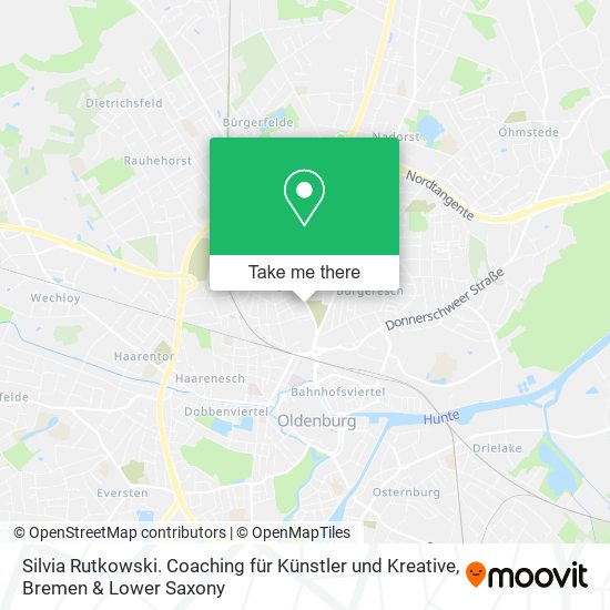 Silvia Rutkowski. Coaching für Künstler und Kreative map