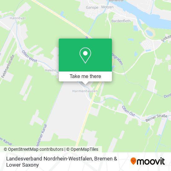 Landesverband Nordrhein-Westfalen map