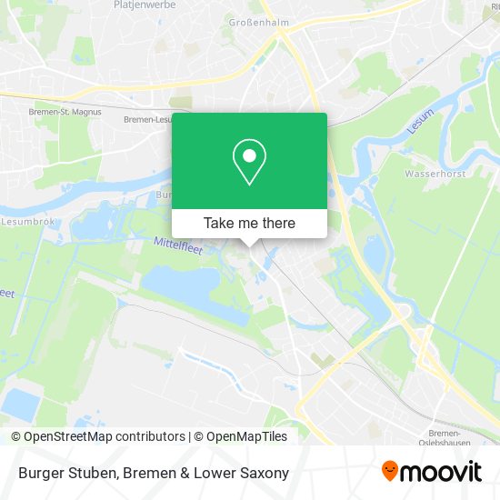 Burger Stuben map