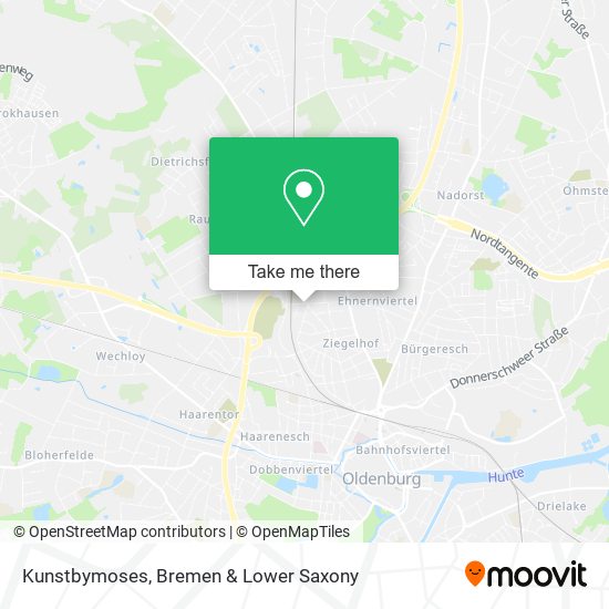 Kunstbymoses map