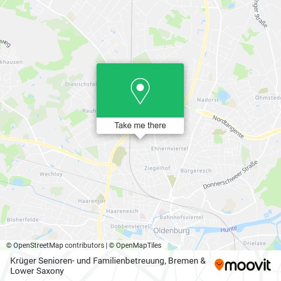 Krüger Senioren- und Familienbetreuung map