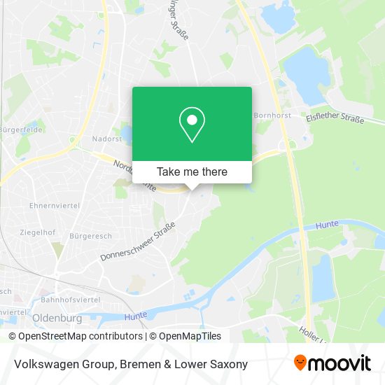 Volkswagen Group map