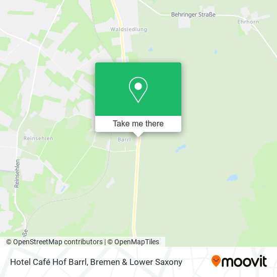 Hotel Café Hof Barrl map
