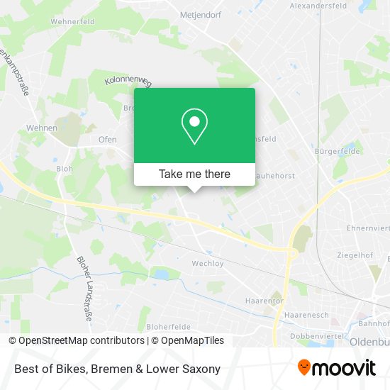 Best of Bikes map