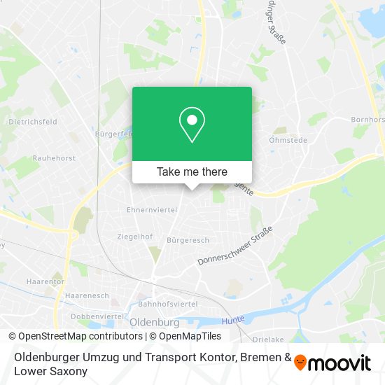 Oldenburger Umzug und Transport Kontor map