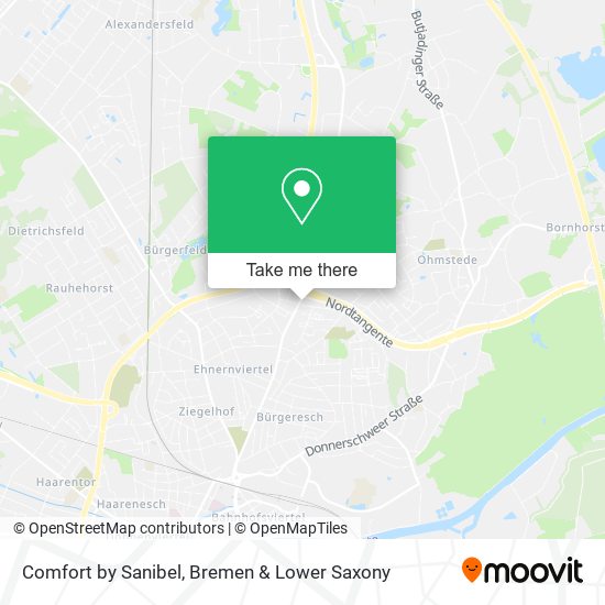 Comfort by Sanibel map