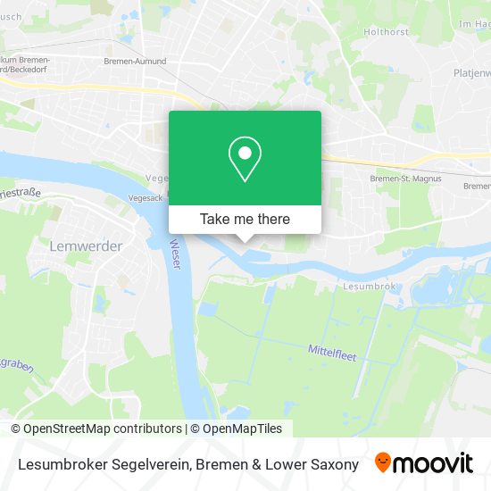 Lesumbroker Segelverein map