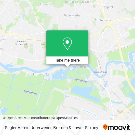 Segler Verein Unterweser map