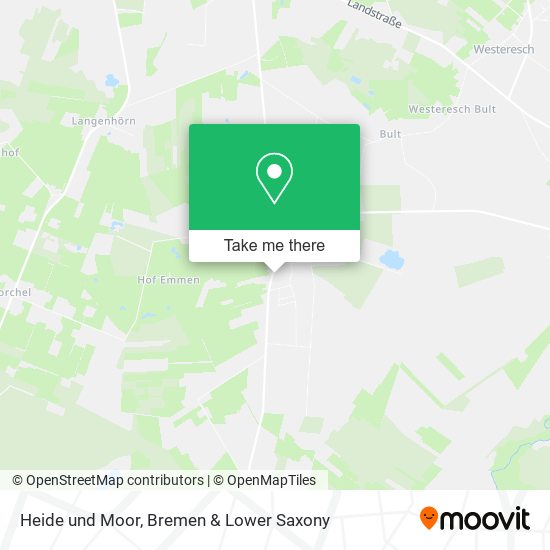 Heide und Moor map
