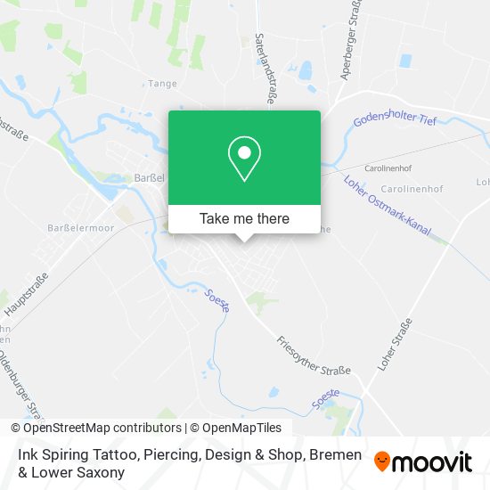 Ink Spiring Tattoo, Piercing, Design & Shop map