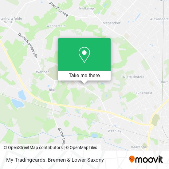 My-Tradingcards map
