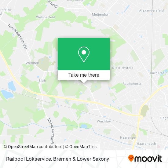 Railpool Lokservice map
