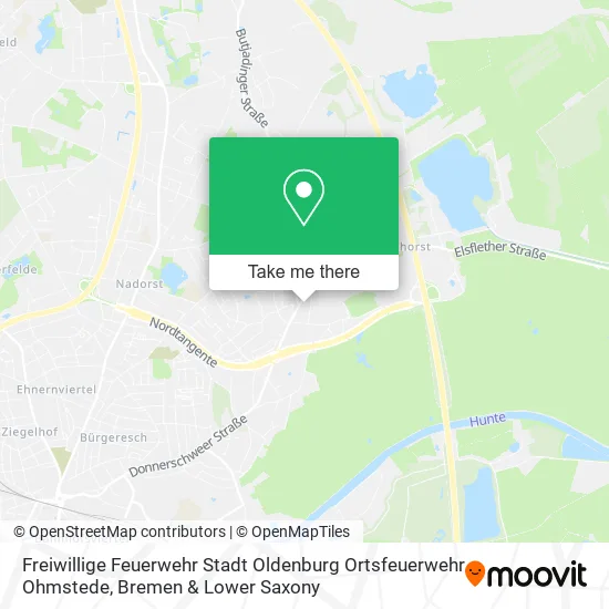 Карта Freiwillige Feuerwehr Stadt Oldenburg Ortsfeuerwehr Ohmstede