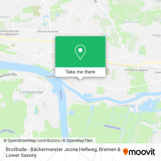 Brotbude - Bäckermeister Joona Hellweg map