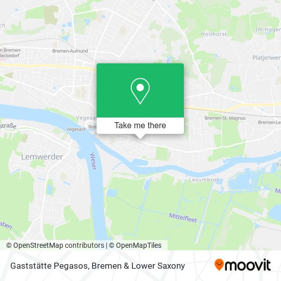 Gaststätte Pegasos map