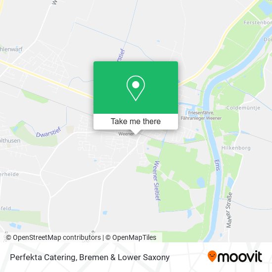 Perfekta Catering map