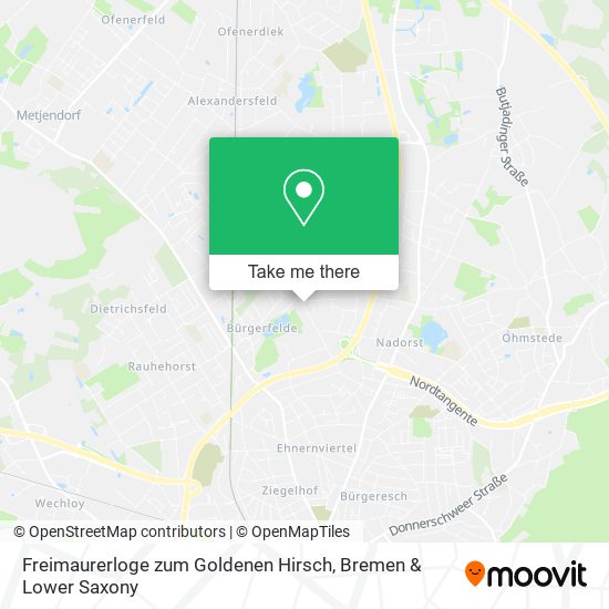 Freimaurerloge zum Goldenen Hirsch map