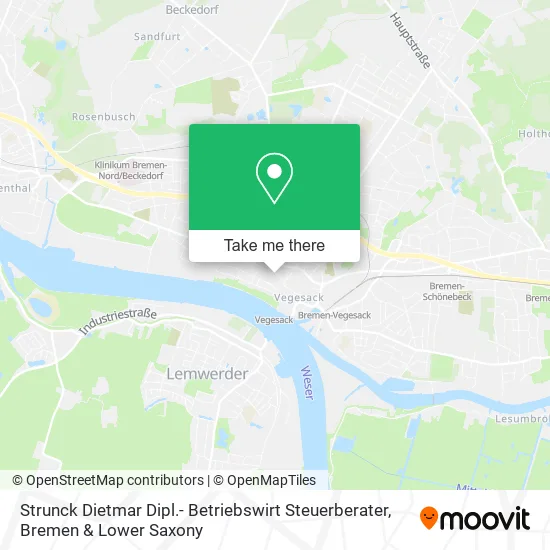 Карта Strunck Dietmar Dipl.- Betriebswirt Steuerberater