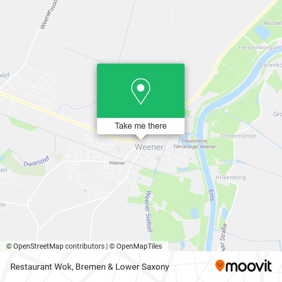 Restaurant Wok map