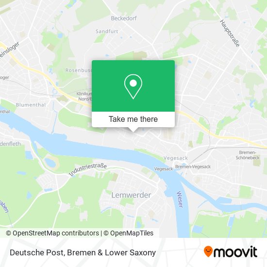 Deutsche Post map