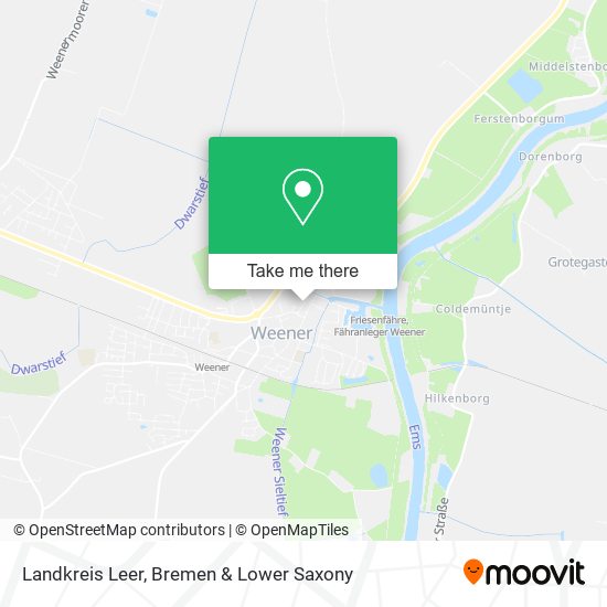 Landkreis Leer map