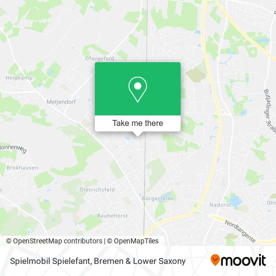 Spielmobil Spielefant map