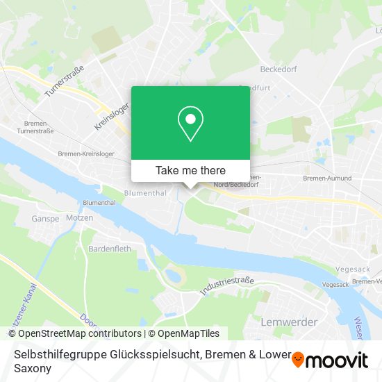 Selbsthilfegruppe Glücksspielsucht map
