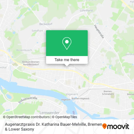 Карта Augenarztpraxis Dr. Katharina Bauer-Melville