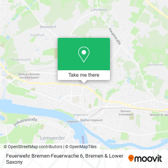 Feuerwehr Bremen-Feuerwache 6 map