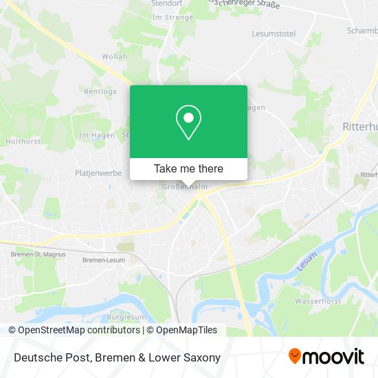 Deutsche Post map